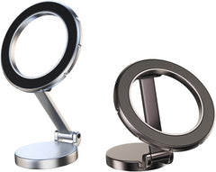 360° Rotating Magnetic Car Phone Holder | All-Metal Dashboard Mount | Strong Adhesive & One-Hand Operation