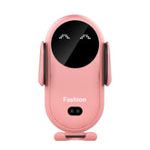 15W Fast Wireless Car Charger | Auto Infrared Sensor Phone Holder | 360° Rotating Air Vent Mount | Universal Wireless Charging Stand for iPhone & Android