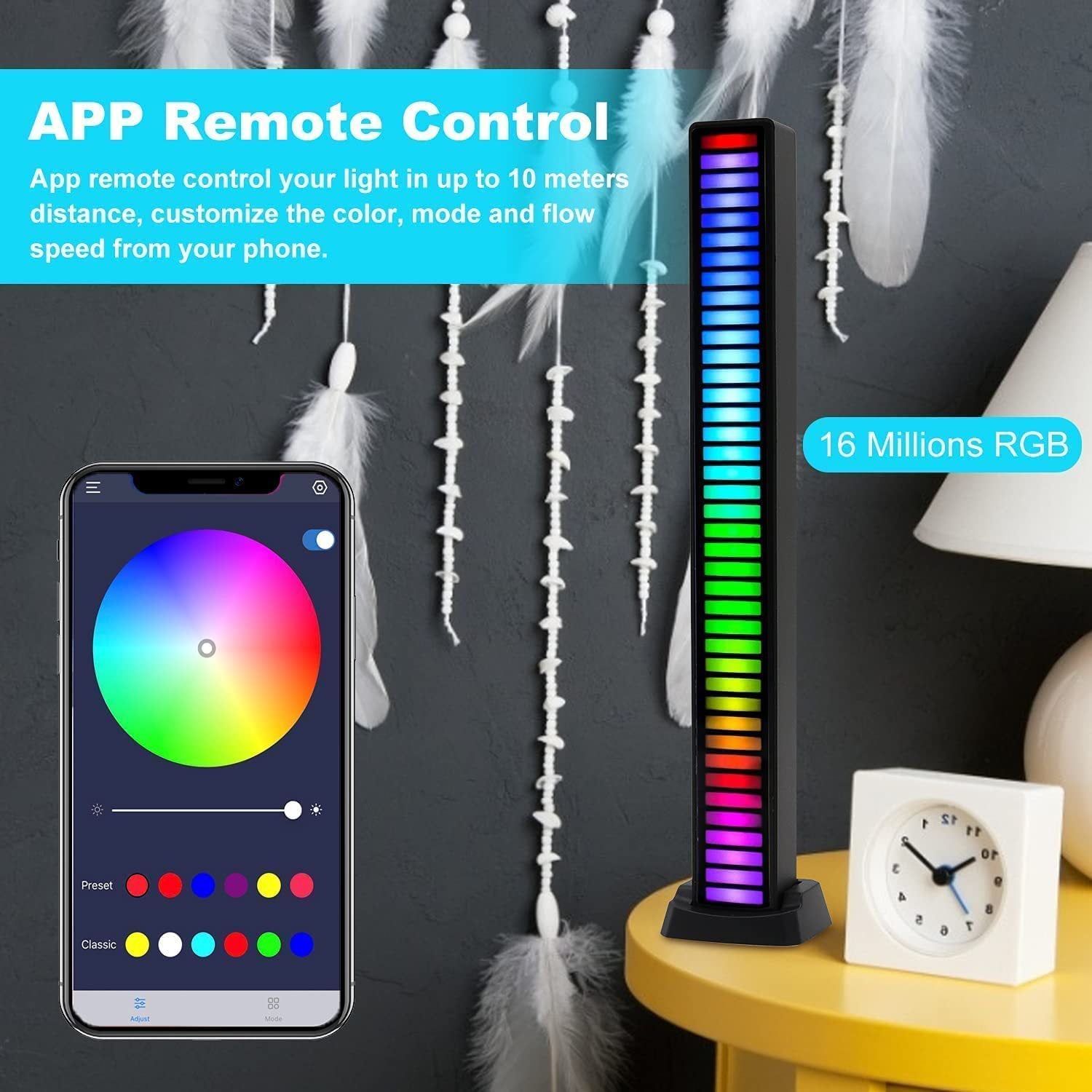 LED Ambient Light | Synced RGB LED Ambient Light: Control with Music on Desktop & Car